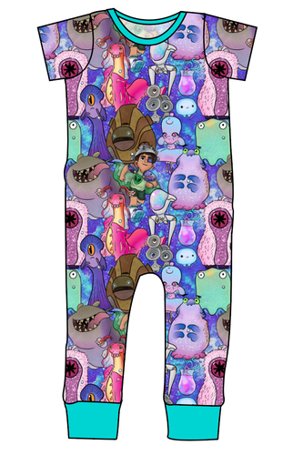 Alien Friends Emmett Pants And Shorts T-Shirt Romper