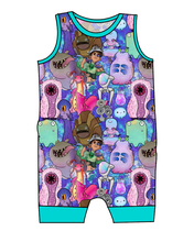 Load image into Gallery viewer, Alien Friends Emmett Pants And Shorts T-Shirt Romper