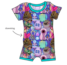 Load image into Gallery viewer, Alien Friends Grow With Me Pants And Shorts Romper