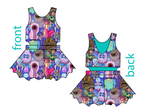 Alien Friends Kids Playsuit