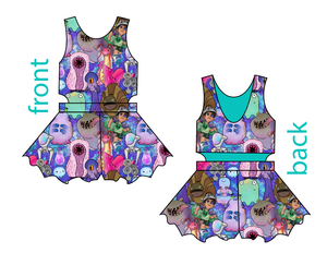 Alien Friends Kids Playsuit