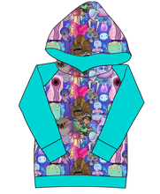Load image into Gallery viewer, Alien Friends Ladies Hoodie