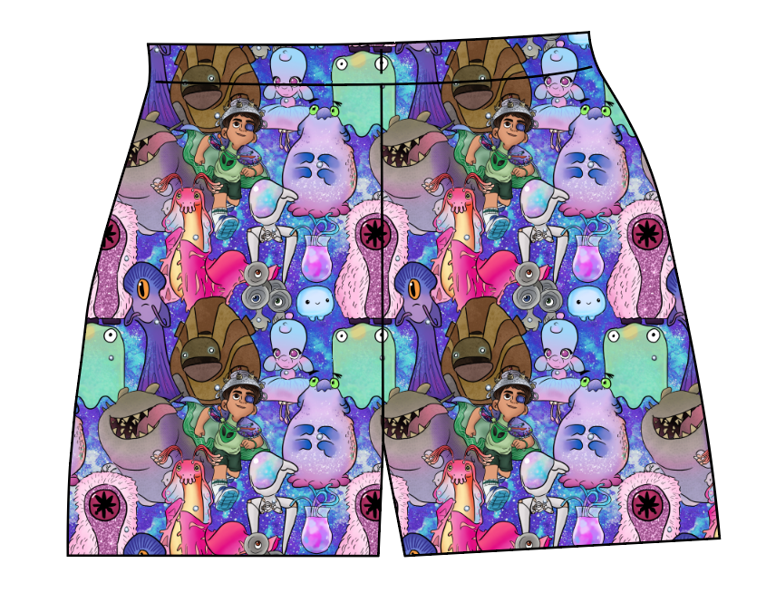 Alien Friends Ladies' Lounge Shorts