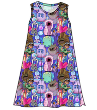 Load image into Gallery viewer, Alien Friends Ladies&#39; Swing Dress