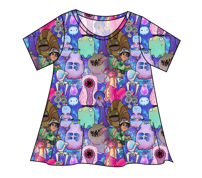 Alien Friends Ladies' Swing Tee