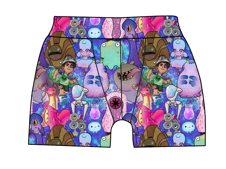 Alien Friends Mens' Boxer Briefs