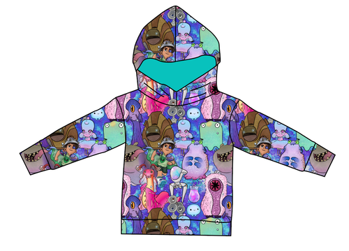 Alien Friends Oversized Hoodie