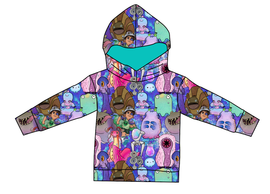 Alien Friends Oversized Hoodie