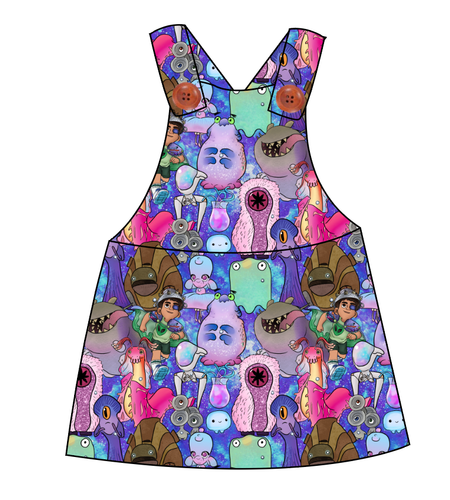 Alien Friends Skirt-Alls