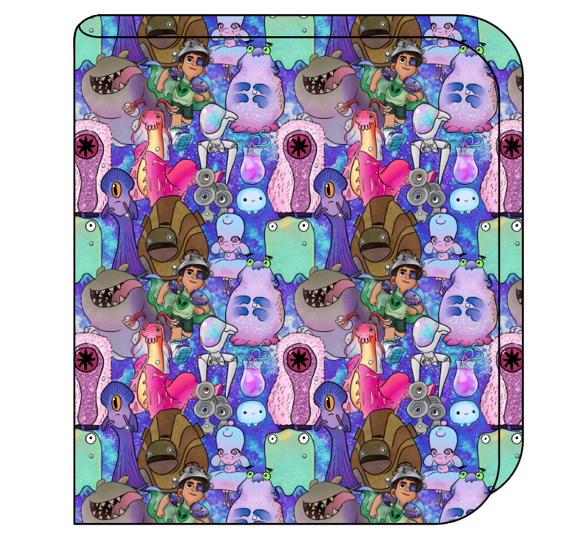 Alien Friends Swaddle Blanket