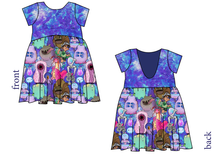 Load image into Gallery viewer, Alien Friends Low Back Dress