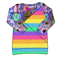 Load image into Gallery viewer, Alien Friends Classic Hoodie (or Crewneck)