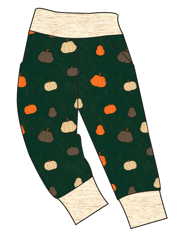 Pumpkins on Pine Basic Joggers And Jogger Shorts