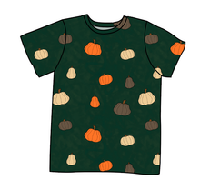 Load image into Gallery viewer, Pumpkins on Pine Basic Tee and Tank