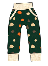 Load image into Gallery viewer, Pumpkins on Pine Beanpole Pants And Shorts