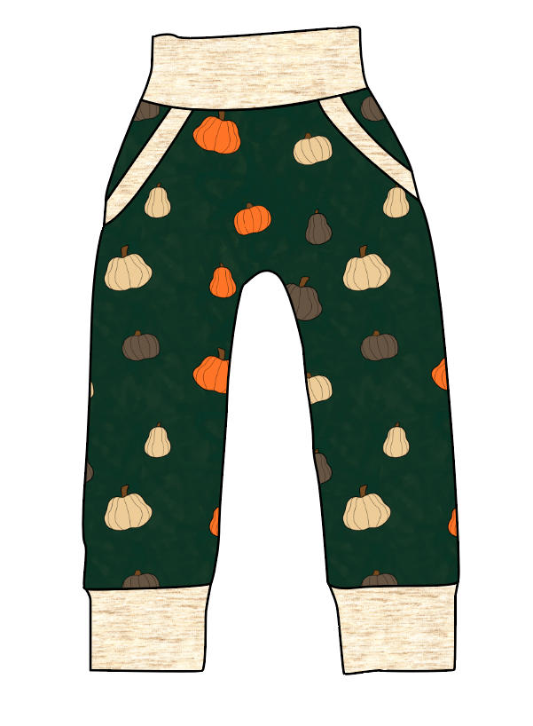 Pumpkins on Pine Beanpole Pants And Shorts