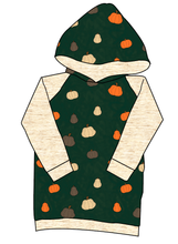 Load image into Gallery viewer, Pumpkins on Pine Classic Hoodie (or Crewneck)