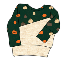 Load image into Gallery viewer, Pumpkins on Pine Grow With Me Hoodie (or Crewneck)