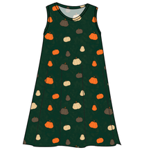 Load image into Gallery viewer, Pumpkins on Pine Ladies&#39; Swing Dress