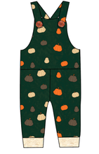 Load image into Gallery viewer, Pumpkins on Pine Overalls and Shortalls