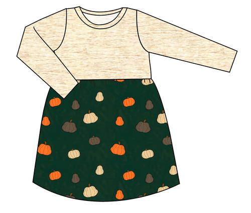 Pumpkins on Pine Play Dress