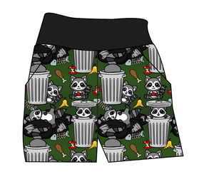Trash Raccoons Basic Joggers And Jogger Shorts