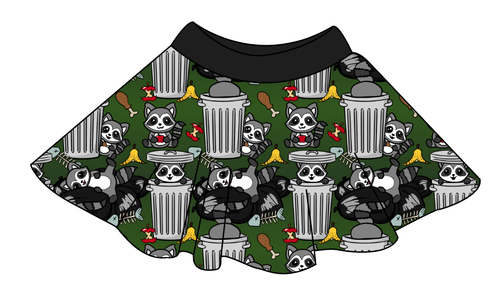 Trash Raccoons Circle Skirt