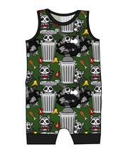 Load image into Gallery viewer, Trash Raccoons Emmett Pants And Shorts T-Shirt Romper