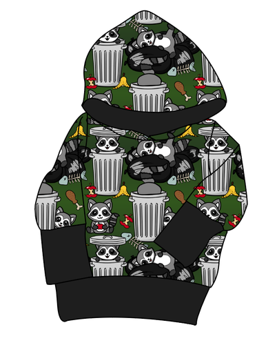Trash Raccoons Grow With Me Hoodie (or Crewneck)