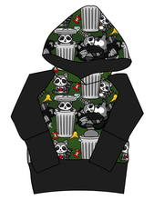 Load image into Gallery viewer, Trash Raccoons Grow With Me Hoodie (or Crewneck)