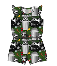 Load image into Gallery viewer, Trash Raccoons Ivy Summer Romper