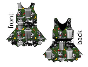 Trash Raccoons Kids Playsuit