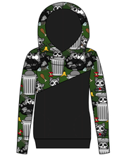 Load image into Gallery viewer, Trash Raccoons Ladies Hoodie