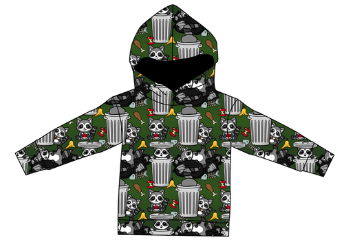 Trash Raccoons Ladies Oversized Hoodie