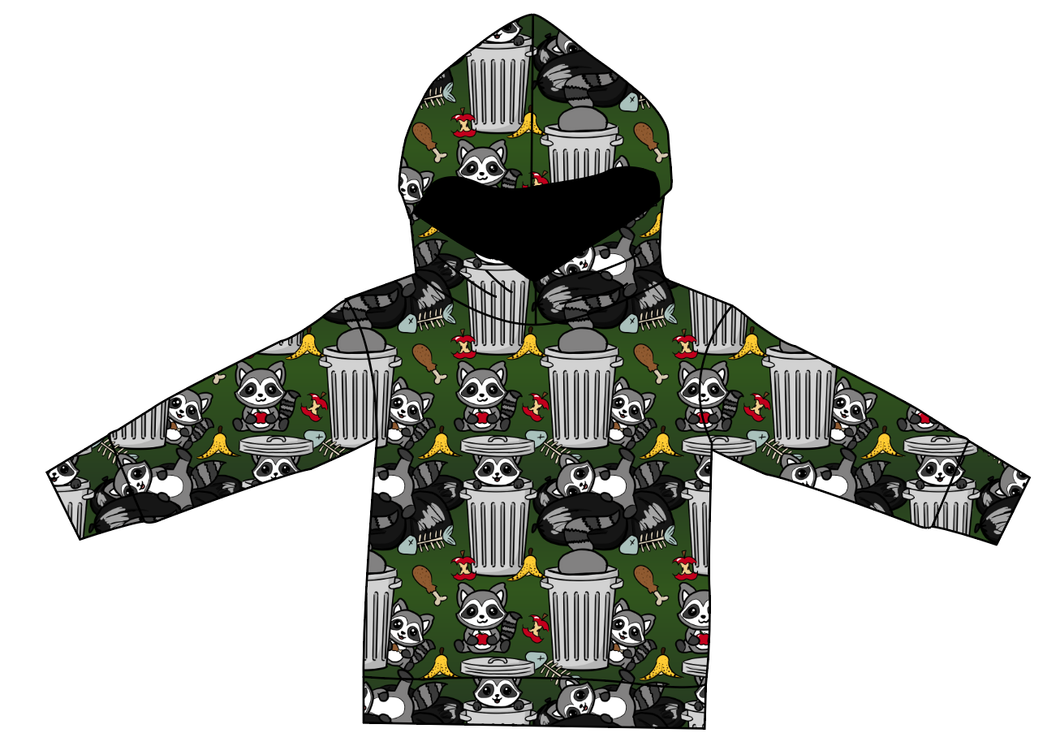 Trash Raccoons Ladies Oversized Hoodie