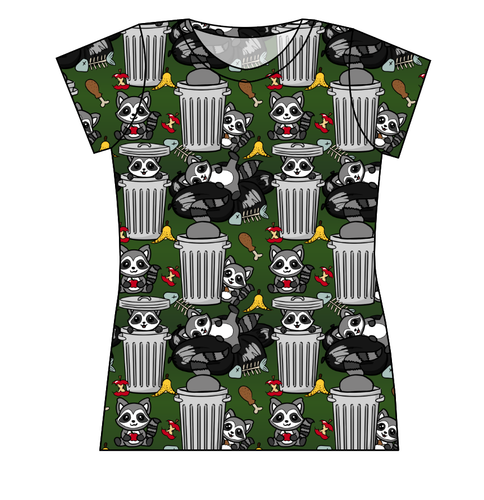 Trash Raccoons Ladies' Basic Tee