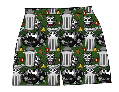 Trash Raccoons Ladies' Lounge Shorts