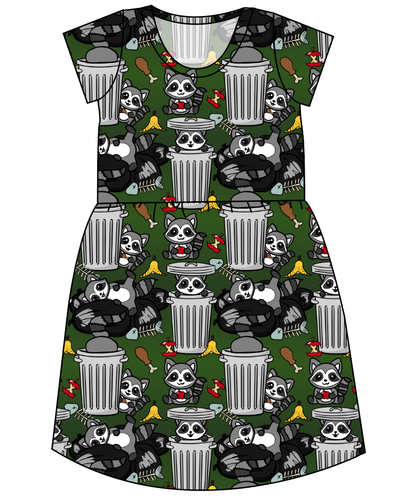 Trash Raccoons Ladies' Play Dress