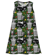 Load image into Gallery viewer, Trash Raccoons Ladies&#39; Swing Dress