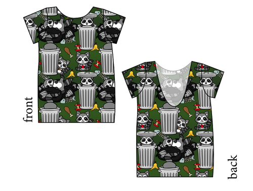 Trash Raccoons Low Back Ballerina Tee