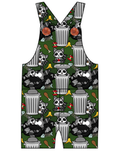 Load image into Gallery viewer, Trash Raccoons Overalls and Shortalls