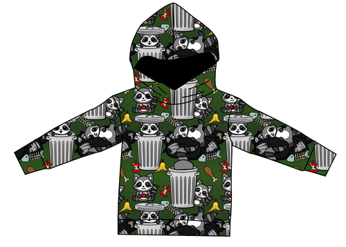 Trash Raccoons Oversized Hoodie