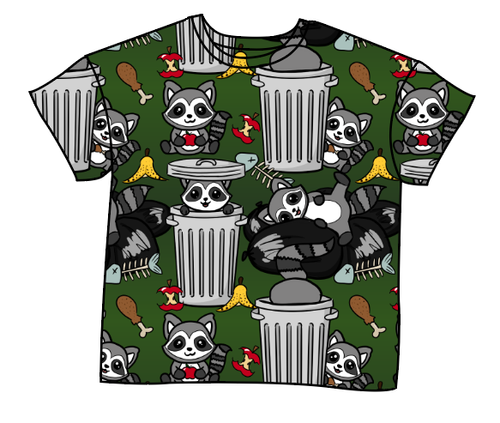 Trash Raccoons Oversized Tee