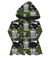 Load image into Gallery viewer, Trash Raccoons Peplum Hoodie (or Crewneck)