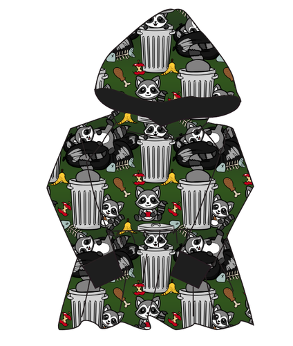 Trash Raccoons Peplum Hoodie (or Crewneck)