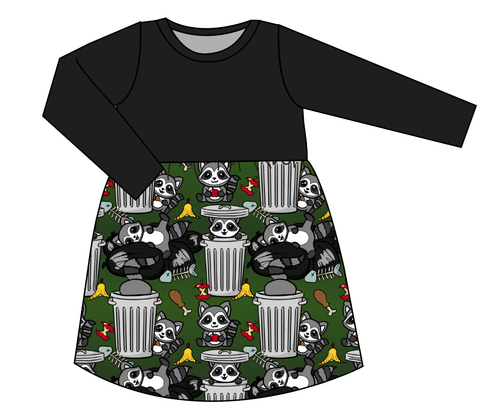 Trash Raccoons Play Dress