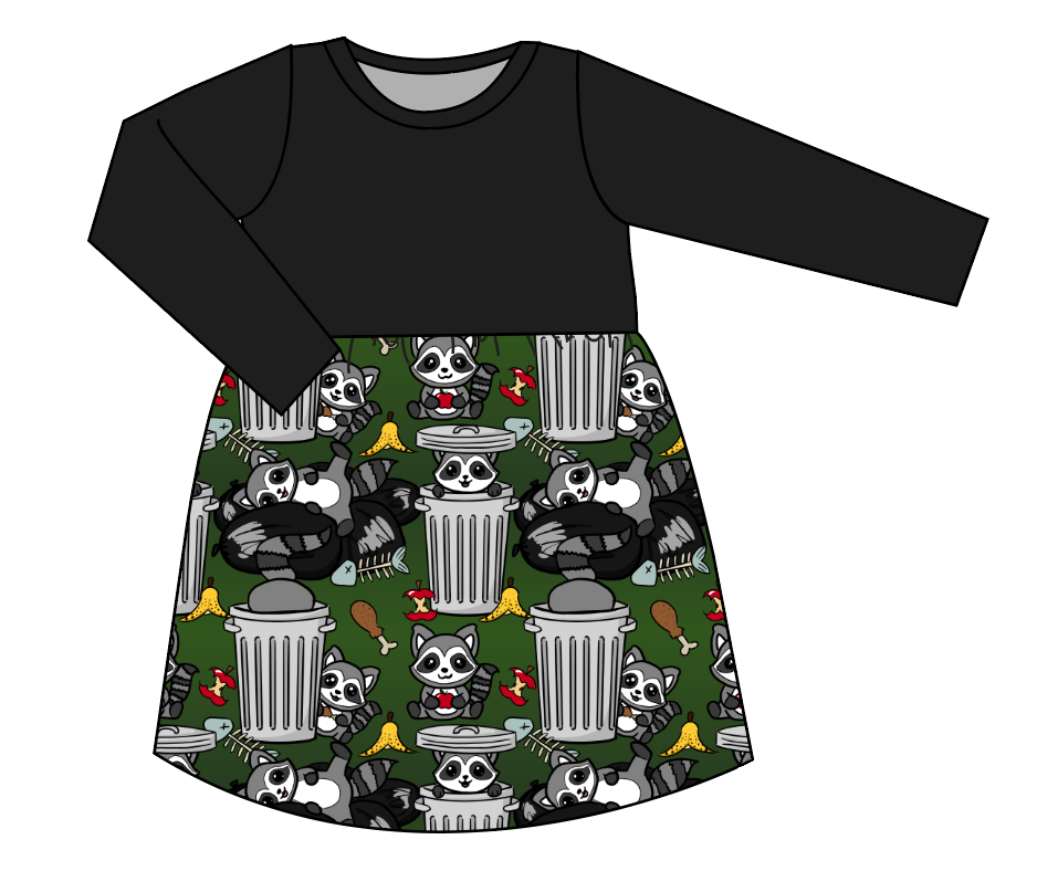 Trash Raccoons Play Dress