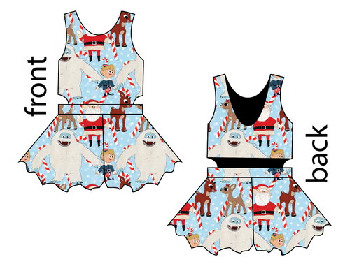 Reindeer Games Kids Playsuit