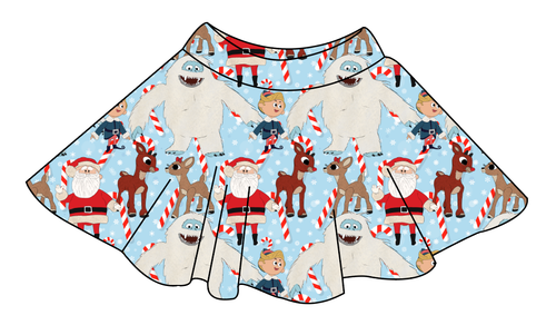 Reindeer Games Ladies' Circle Skirt
