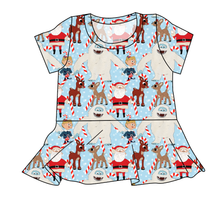Load image into Gallery viewer, Reindeer Games Ladies&#39; Peplum Top